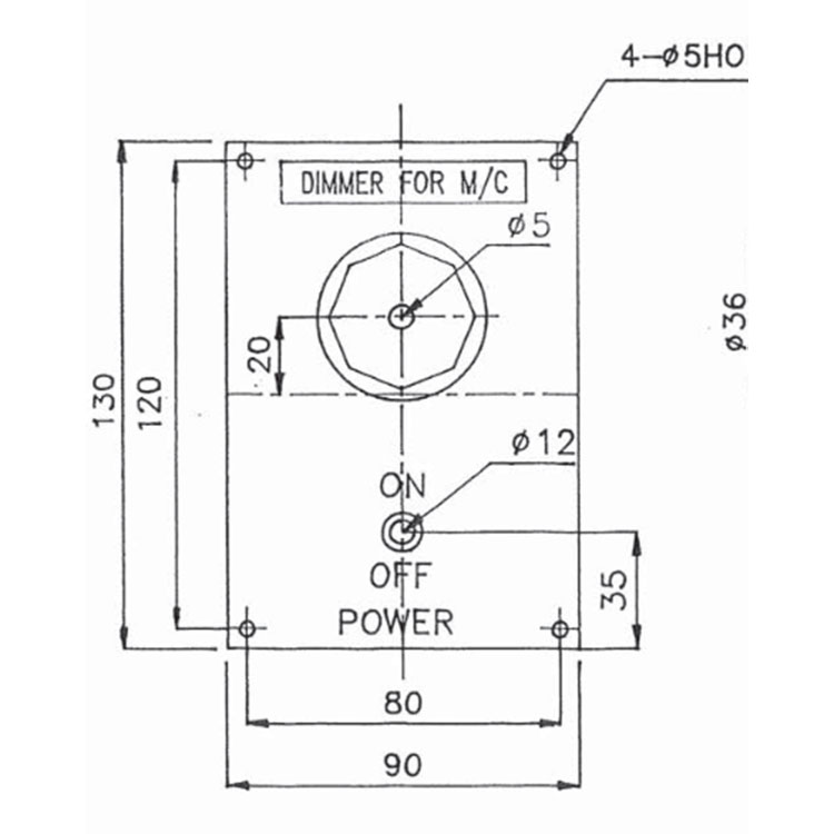 SARACO NAVIPOL I magnetic compass Dimmer 4054-0115-02